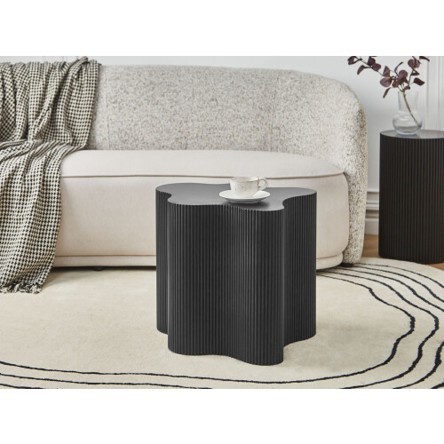 Beliani Side Table PERRY Black 1