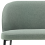 Beliani Dining Bench 2 Seater OSBY Fabric Light Green 6