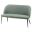 Beliani Dining Bench 2 Seater OSBY Fabric Light Green 4