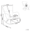 Beliani Rocking Chair ANASET Boucle Dark Green 3