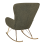 Beliani Rocking Chair ANASET Boucle Dark Green 6