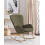 Beliani Rocking Chair ANASET Boucle Dark Green 2