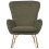 Beliani Rocking Chair ANASET Boucle Dark Green 4
