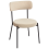 Beliani Set of 2 Dining Chairs ALLISON Boucle Light Beige 5