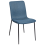 Beliani Set of 4 Dining Chairs GLENDIVE Fabric Dark Blue 5