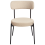 Beliani Set of 2 Dining Chairs ALLISON Boucle Light Beige 6