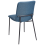 Beliani Set of 4 Dining Chairs GLENDIVE Fabric Dark Blue 4