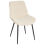 Beliani Set of 2 Dining Chairs DUBROVNIK Boucle Light Beige 5