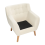 Beliani Armchair MOTALA Fabric Light Beige 6