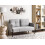Beliani Sofa 2 Seater LAHTI Fabric Grey 2