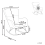 Beliani Rocking Chair ANASET Boucle Sand Beige 3