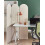 Beliani Office Divider SLIMMY 120 x 160 cm Beige 2
