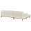 Beliani Corner Sofa 3 Seater SIMOS Fabric Off-White Right Hand 5