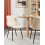 Beliani Set of 2 Dining Chairs DUBROVNIK Boucle Light Beige 2