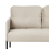 Beliani Sofa 2 Seater LAHTI Fabric Light Beige 6
