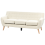 Beliani Sofa 3 Seater MOTALA Fabric Light Beige 4