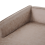 Beliani Corner Sofa GALLO Faux Suede Light Brown Right Hand 6