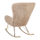 Beliani Rocking Chair ANASET Boucle Sand Beige 6