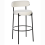 Beliani Set of 2 Bar Chairs ALLISON Boucle White 8