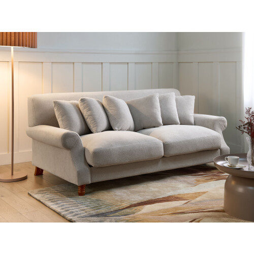 Beliani Sofa 2 Seater EIKE Fabric Off-White 1