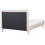 Beliani Bed Fabric RENNES 140 x 200 cm (EU Double) Light Beige 6