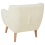 Beliani Armchair MOTALA Fabric Light Beige 5