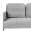 Beliani Sofa 2 Seater LAHTI Fabric Grey 6