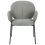Beliani Set of 2 Dining Chairs ELY Boucle Light Green 5