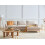 Beliani Corner Sofa 4 Seater SIGGARD Fabric Beige Left Hand 2