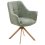 Beliani Dining Chair Swivel HAYDEN Boucle Light Green 6