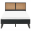 Beliani Bed PE Rattan MONPAZIER 120 x 200 cm (EU Small Double) Black 2
