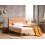 Beliani Bed PE Rattan MONPAZIER 120 x 200 cm (EU Small Double) Light Brown 2
