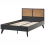 Beliani Bed PE Rattan MONPAZIER 120 x 200 cm (EU Small Double) Black 5