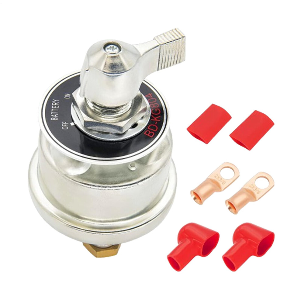 Battery Isolator Onoff Kit 300A Current Vehicle Battery Cutoff For Boats And Rvs, Terminal Insulator Replacement 9412369062192
