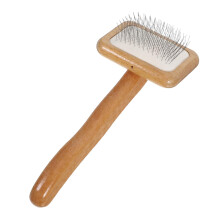 Dog Wooden Comb Dog Grooming Tool Dog Brush Dog Hair Comb Pet Grooming Comb Light Brown