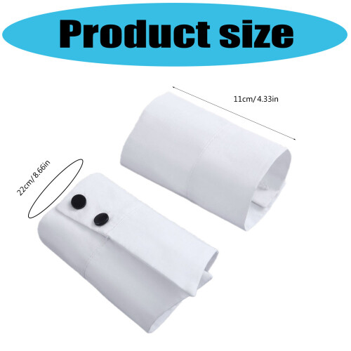 Unregelmäßige Armstulpen, Hemdform-Design, dekorative 2