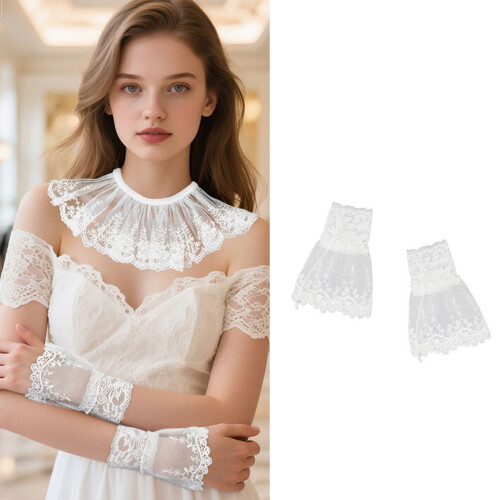 Delicate Lace Arm Cover Stylish Accessory For Summer-Section 1 1