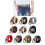 Adjustable Pin Buckles Canvas Belt Simple Design-120cm 8 3