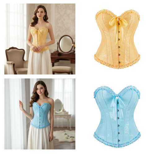 Seamless Postures Corrector Underbust Corset-apricot S 2
