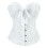 Elastic Underbust Corset Body Shaper Slimming-White XXL 1