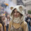 Bear Ear Thicken Knitted Cap With Scarf Face Covers Cold-Pink 5