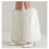 Furry Plush Leg Warmer Soft Thick Warm Leg Sleeves-White 4