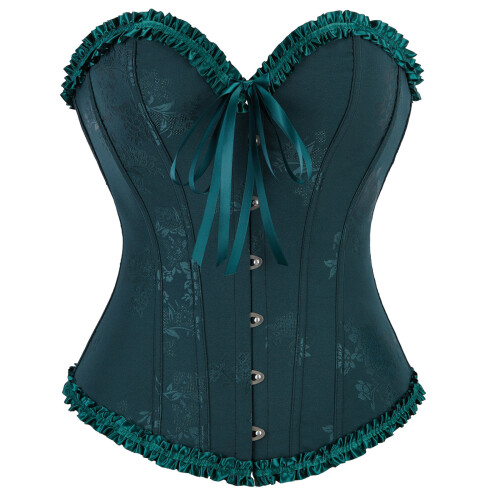 Seamless Postures Corrector Underbust Corset-dark green L