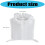 Fashionable Ruffled Collar Detachable Collar Decorative-White 3