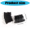 Lace Trim Arm Sleeves Ruffle Wrist Cuffs Decorative-Black 4