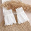 Spitze, gerüschte Armstulpen, elastische Armbekleidung,-Weiß 5