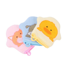 Cartoon Bathing Gloves 3Piece Newborn Set, Infant Shower Gloves, Gift for Boys and Girls