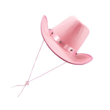 Mode Fedora Hoed met Rolrand Verstelbaar Touw Cosplay-Roze