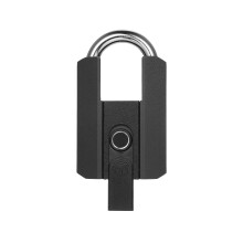 Heavy Duty Fingerprint Padlock App Controlled Waterproof Smart Lock With Key For Warehouse Fence Outdoor Gate
