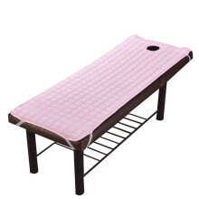 Beauty Salon Massage Table, Massage SPA Treatment Bed with Ergonomic Design Quilted Spa Massage Table Mattress Soft Non-Slip Surface, Pure Color Desig